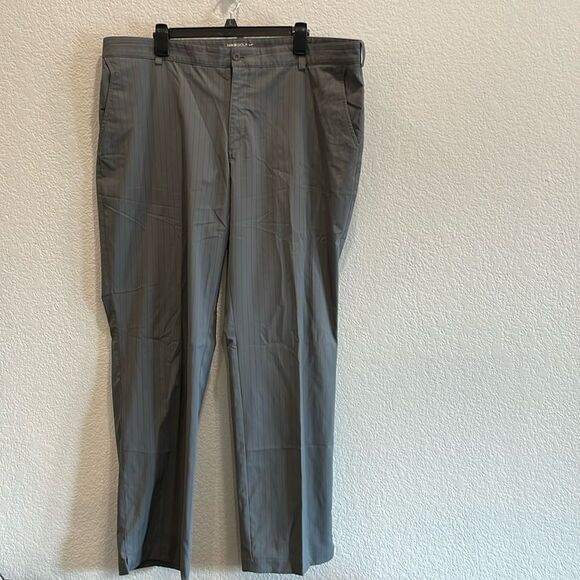 Nike Tour Performance Gray Striped Dri Fit Golf Pants Size 40x32 - Picture 2 of 11
